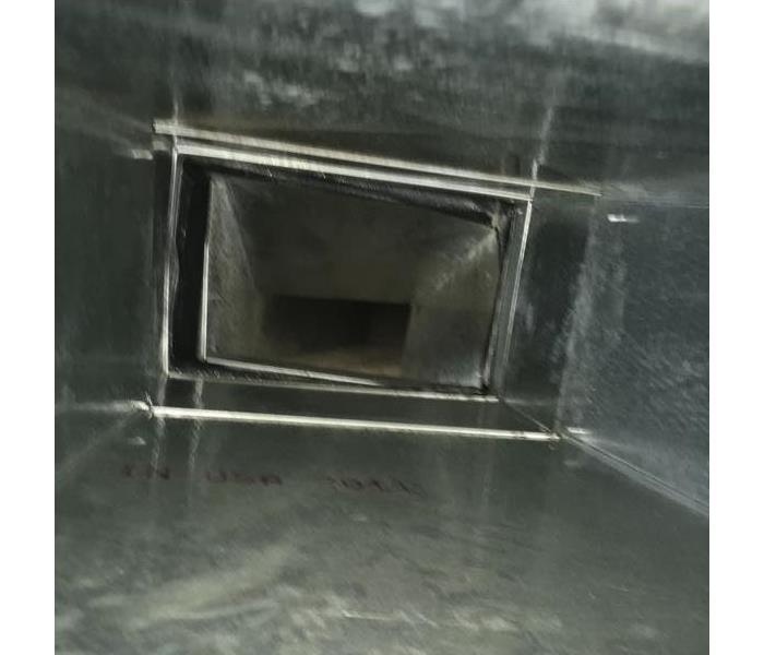 Insides of clean air duct